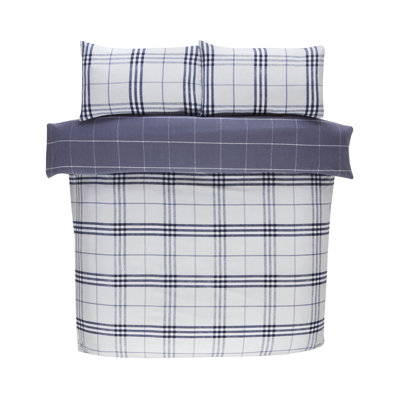 Rauchtown Polyester Chequered Duvet Cover Set with Pillowcases