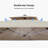 Shalonte 132'' Cantilever Umbrella with Crank Lift Counter Weights with Base in Ground-648751394