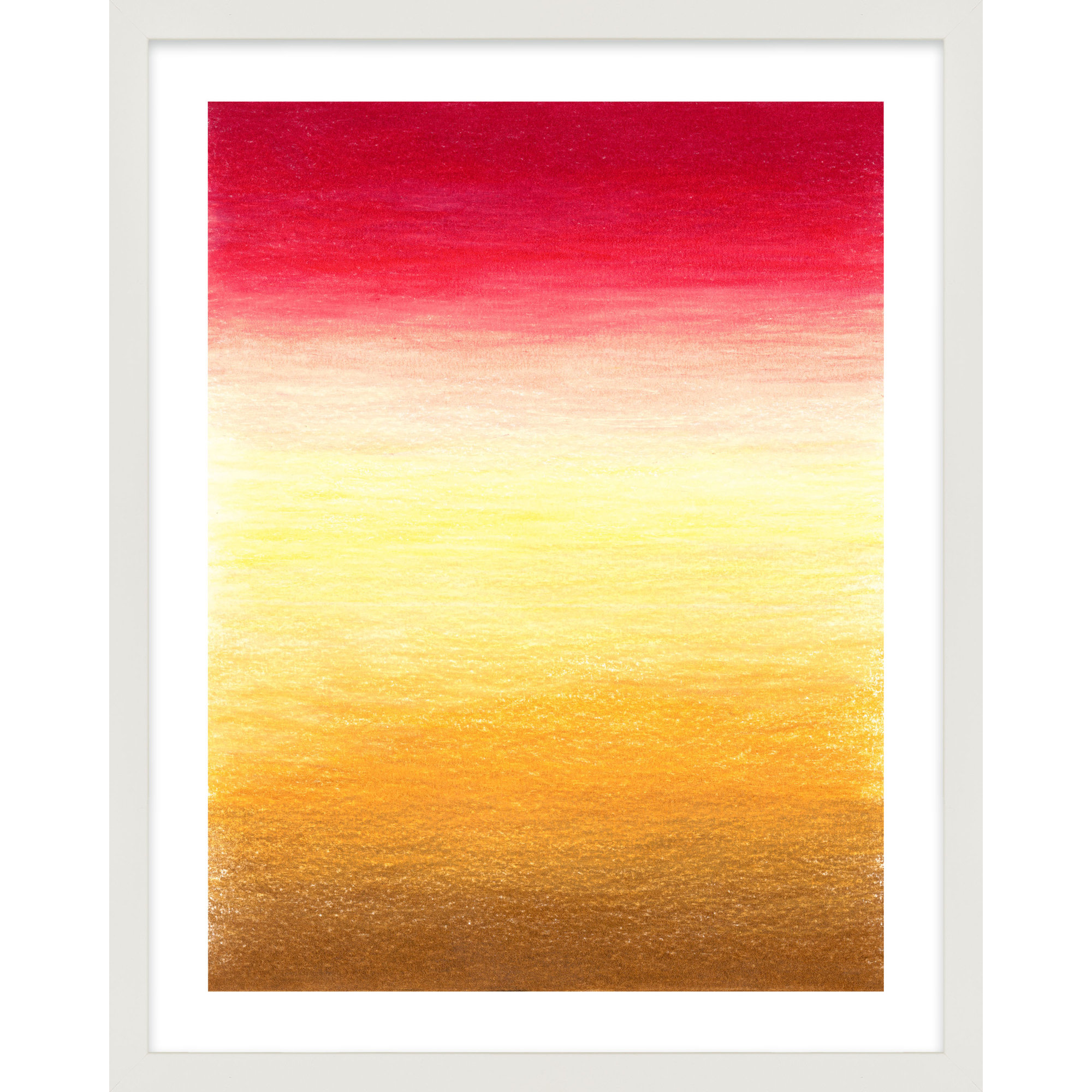 Tie-Dye Sunset by Katy Montica, White, 30" W x 38" H