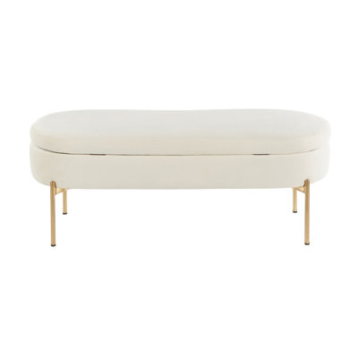 Banc de rangement contemporain