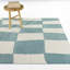 Tapis à carreaux bleu clair Enyo-235797325