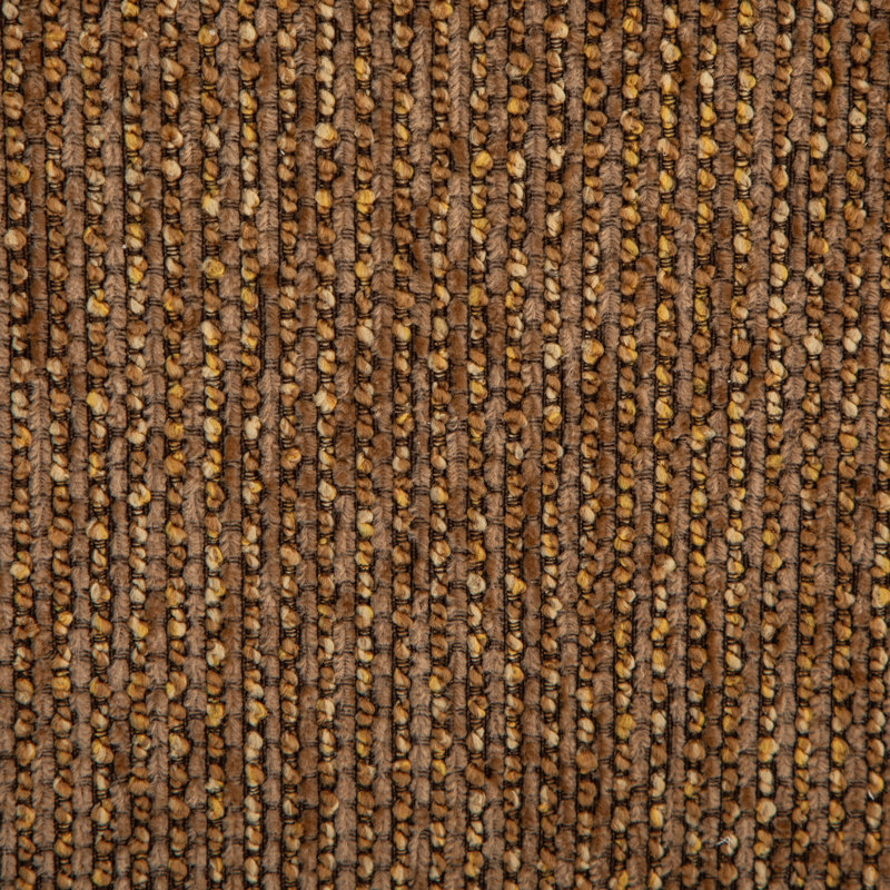 Fauteuil demi-tonneau pivotant rembourré Aunna, Jaune