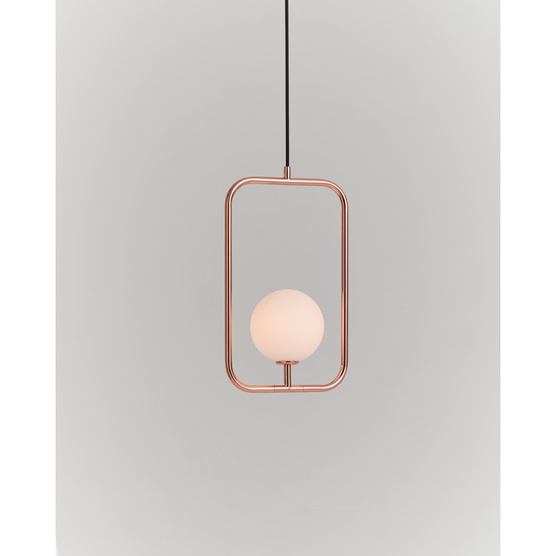 Aviva 1 - Light Pendant, Copper, 15.8" H x 9.7" W x 5.5" D