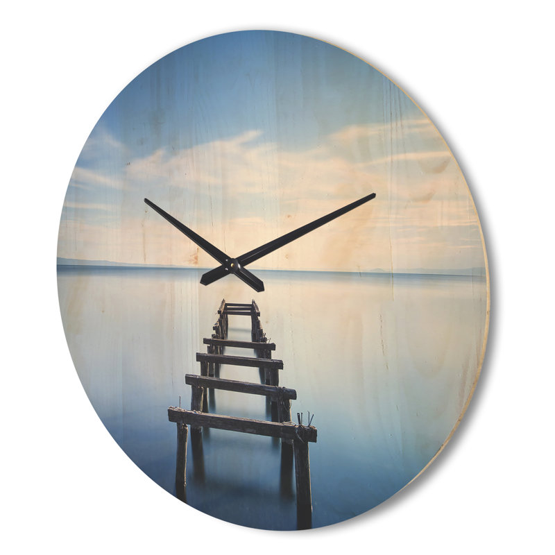 Horloge murale jetée dans le lac, Très grand