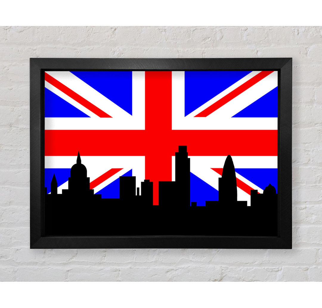 London City Great British Flag - Einzelner Bilderrahmen Kunstdrucke