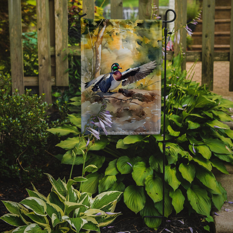 Drapeau de jardin Wood Duck_DAC3283