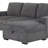 Melody Grey Sectional Without Pullout