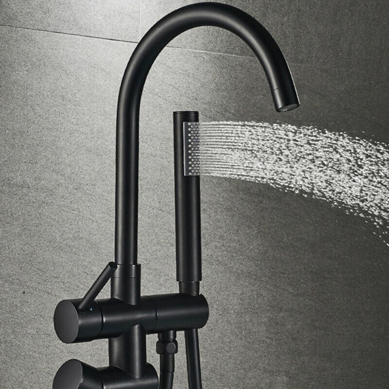 2 Handle Waterfall Faucet, Matte Black