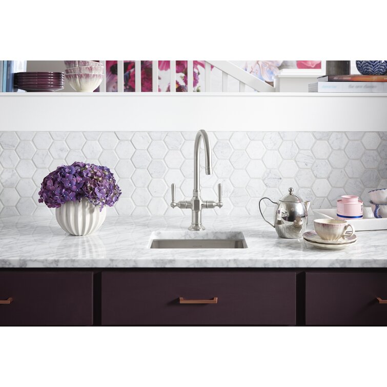 K-3840-1-NA Kohler Vault™ 15'' L x 15'' W Dual Mount Bar Sink  Reviews  Wayfair