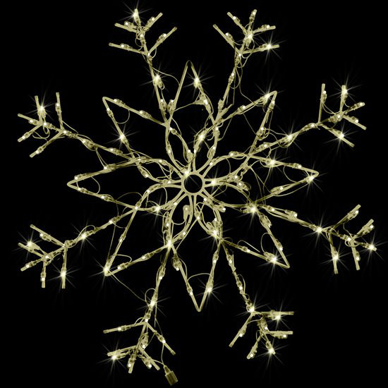 Flocon de neige changeant de couleur avec affichage RVBBB