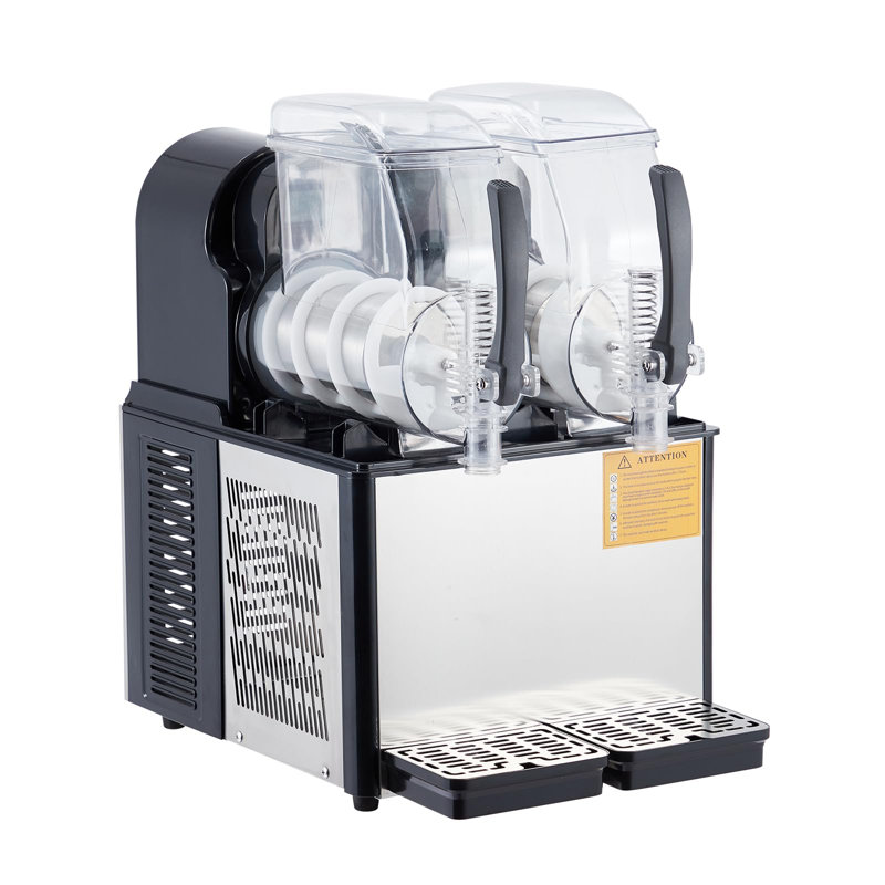 Machine à glaçons commerciale 4Lx2, machine à boissons glacée pour Smoothies