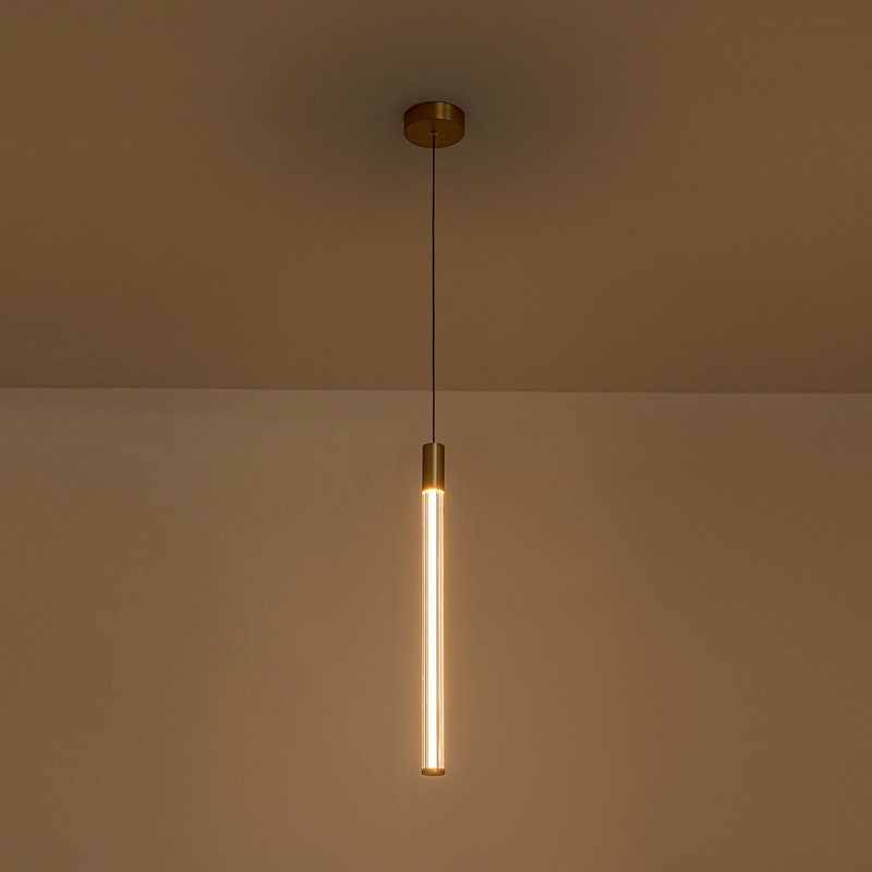 Luminaire suspendu DEL à intensité variable 24 po Maxe, Gold