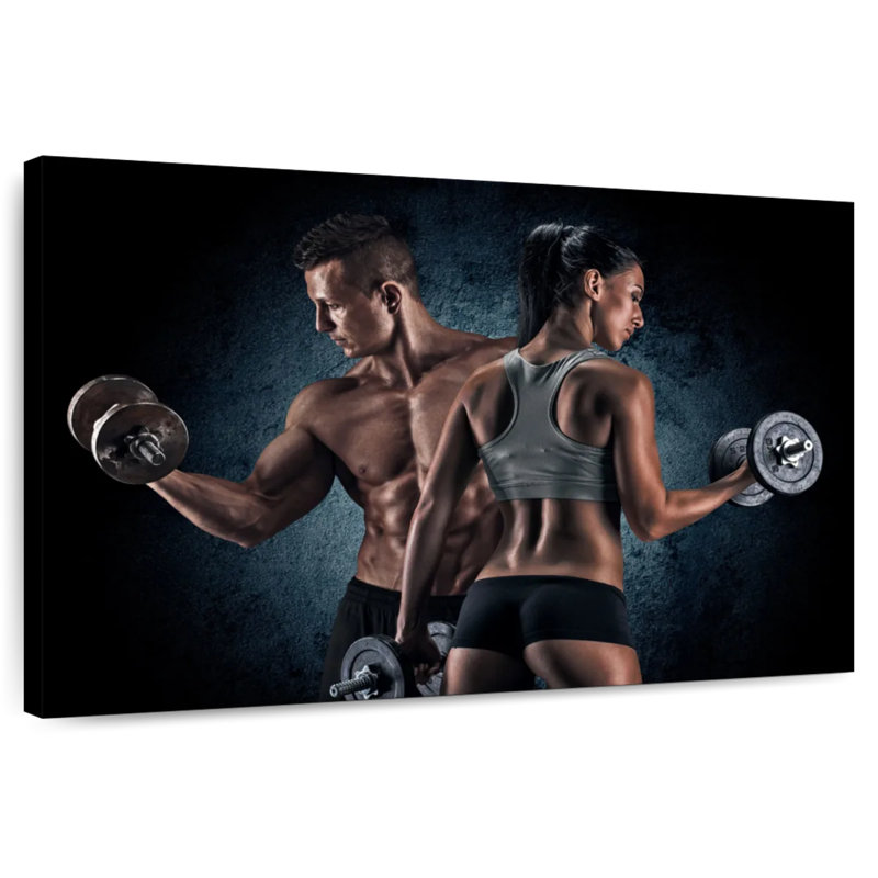 Senne Gym Couple, H 34 po x l 51 po