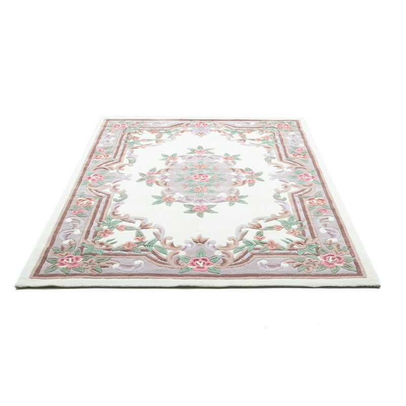 Costilla Floral Hand Woven Area Rug, Rectangular 70cm x 140cm