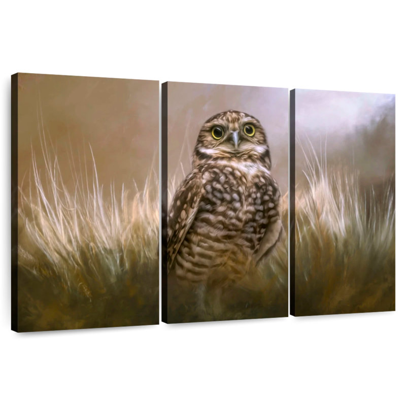 Brampt Owl Be Seeing You, 24" H x 38" W