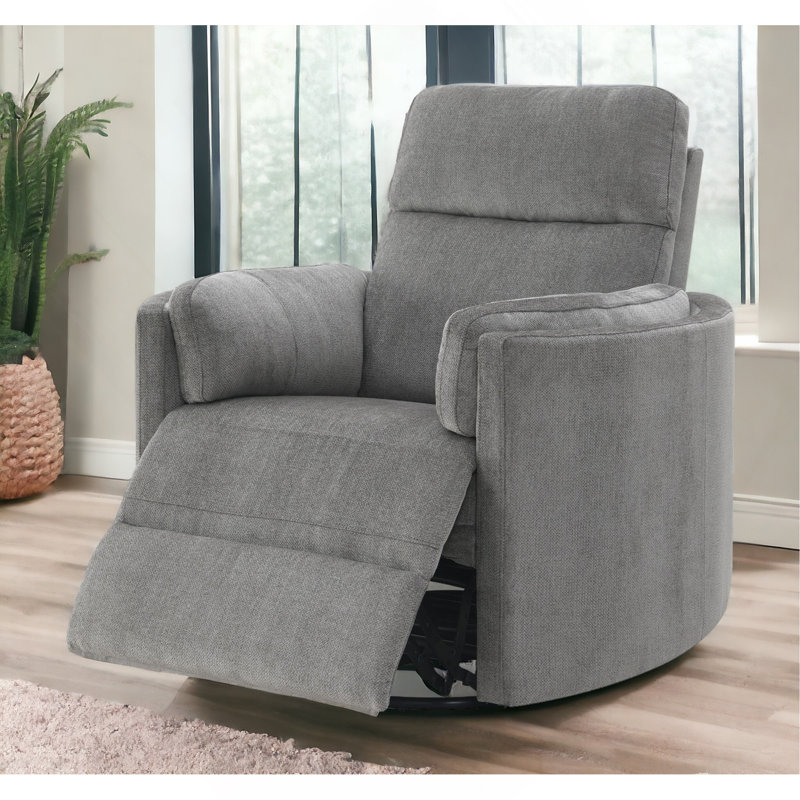 Fauteuil inclinable oscillant Sagen Beige Boucle, Beige Boucle