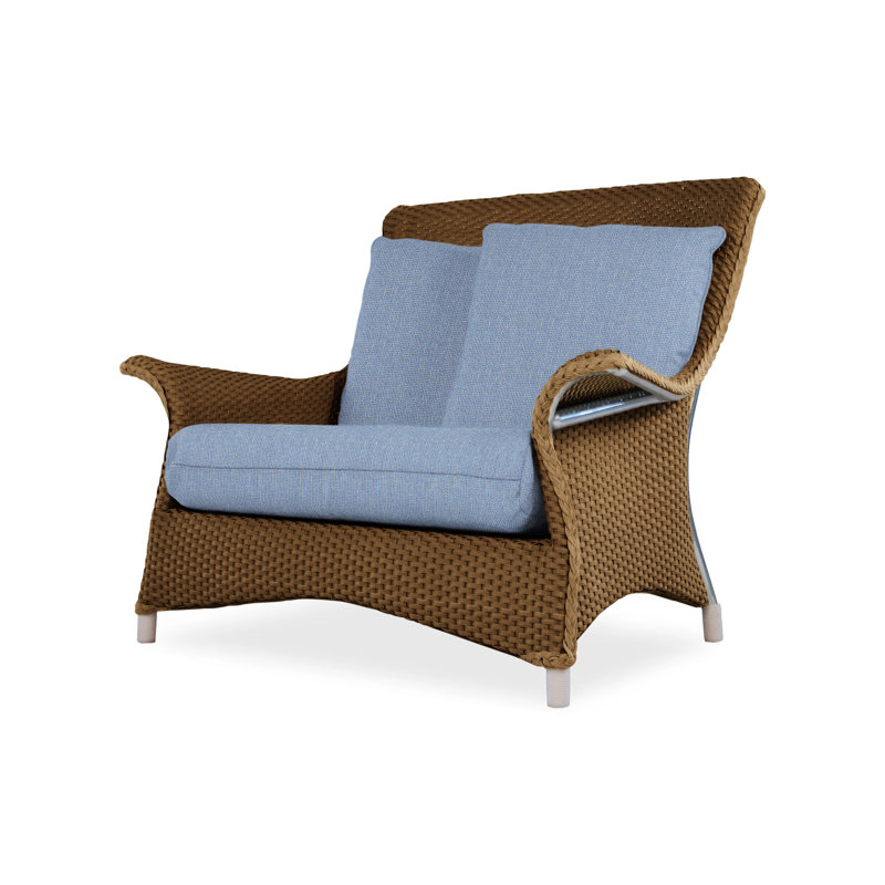 Mandalay Outdoor Lounge Chair, Demo Skyway, Hickory