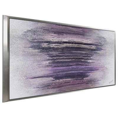 «Purple Woods», reproduction de peinture à l'acrylique encadrée