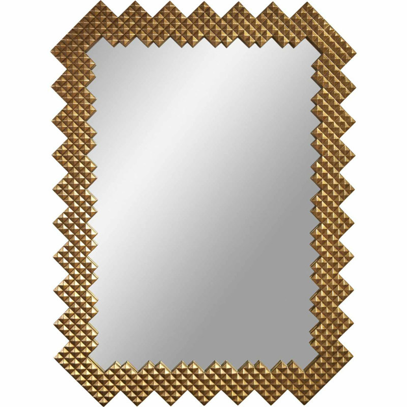 Pyramidal Flat Wall Mirror