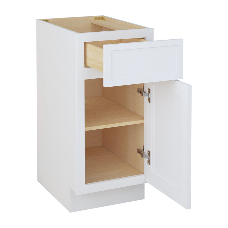 15'' Single Bathroom Vanity Base Only, White