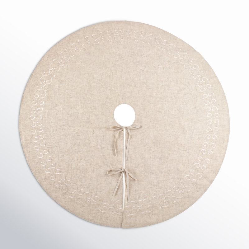 Swirling Collection Embroidered Tree Skirt