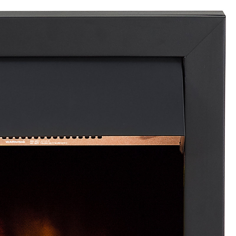 Colorado Adam 50.7cm W Fireplace Insert with 6824.28 BTU, Black