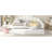 Full Size Daybed With Velvet Covering And Trundle In White - Chic Design, Frame, Versatile Living Room Essential Upholstered Comfortable Padding Elegant Stitching, Strong Construction, Multipurpose-852516353