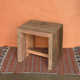 Austen Solid Wood Accent Stool