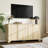 61" Large Buffet Sideboard Cabinet With 4 Fluted Doors And Storage-632635710