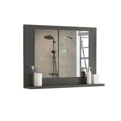 Ezpeleta 60mm W 45mm H Wall Mounter Requried Framed Medicine Cabinet Mirror 1 Fixed