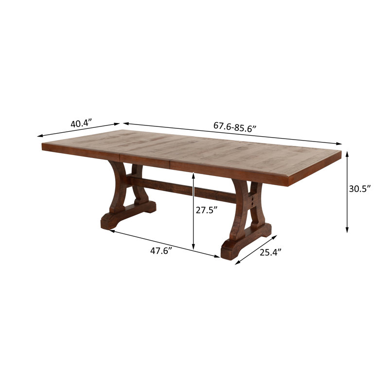 Dymphia Extendable Rectangular Dining Table