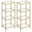 Abrihet 40cm W Steel Bookcase-99102574