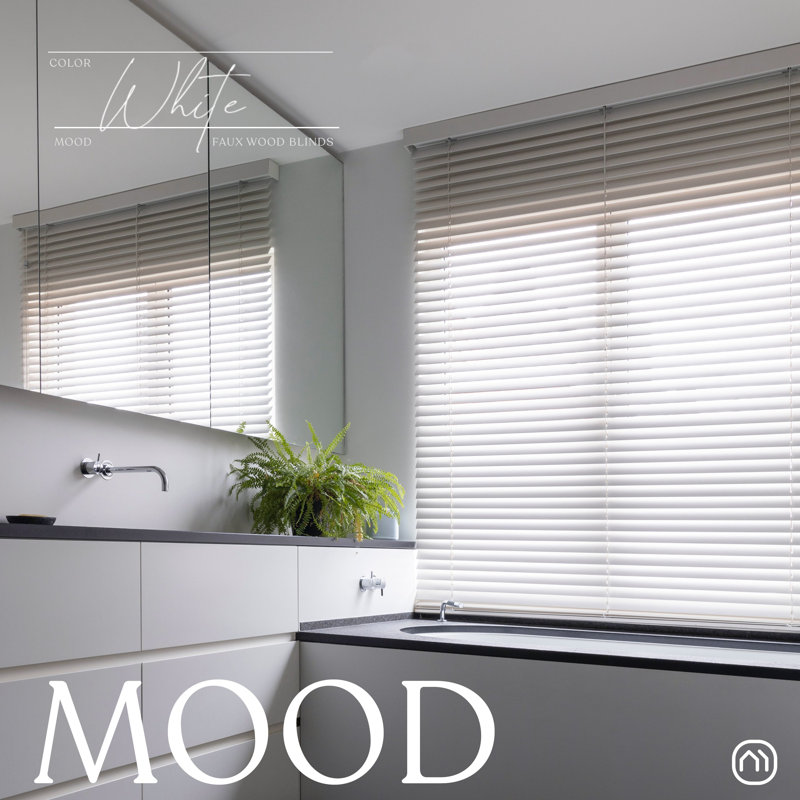 Room Darkening Horizontal/Venetian Blind, White, 50"W x 72"L