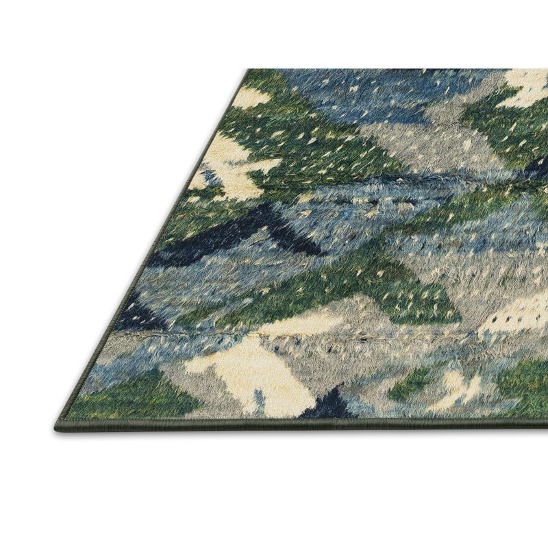 Abstract Indoor Rug, Rectangle 5' x 7'