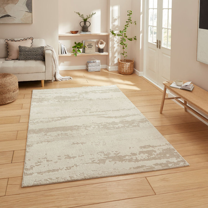 Elio Arvillia Machine Woven Cream Area Rug, Rectangle 200 x 290cm