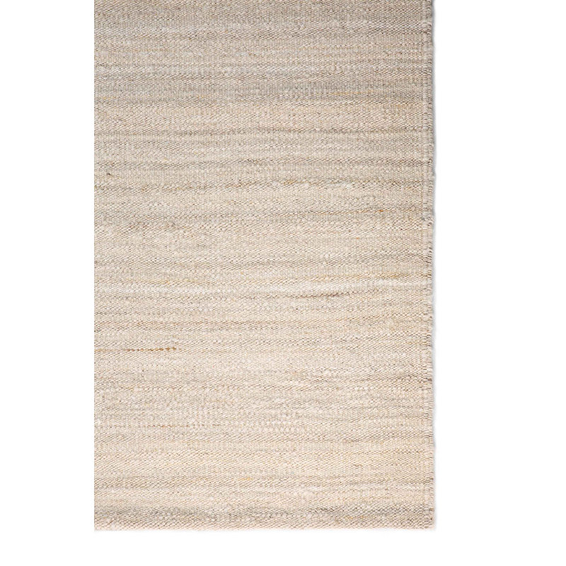 Essentials Wool Area Rug in Beige, Rectangle 6'6.5" x 9'10"