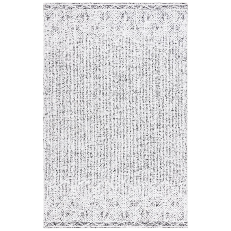 Michall Hand Tufted Performance Geometric Rug, Rectangle 6' x 9'