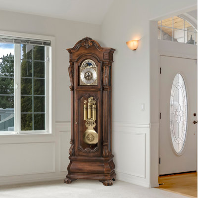 236.2cm Solid + Manufactured Wood Grandfather Clock
