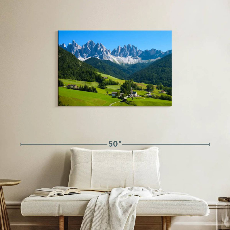 Village d'Alvord à Santa Maddalena, H 24 po x l 36 po