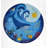 Momeni Playground Ocean Blue Kid Rug Round-104294678