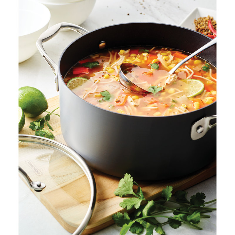 10-Piece Non-Stick Hard Anodized Aluminum Cookware Set