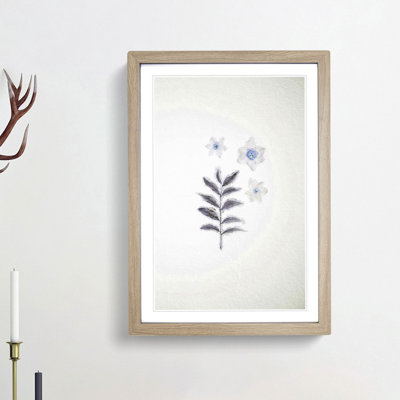White Daffodil Dismantled - Framed Print