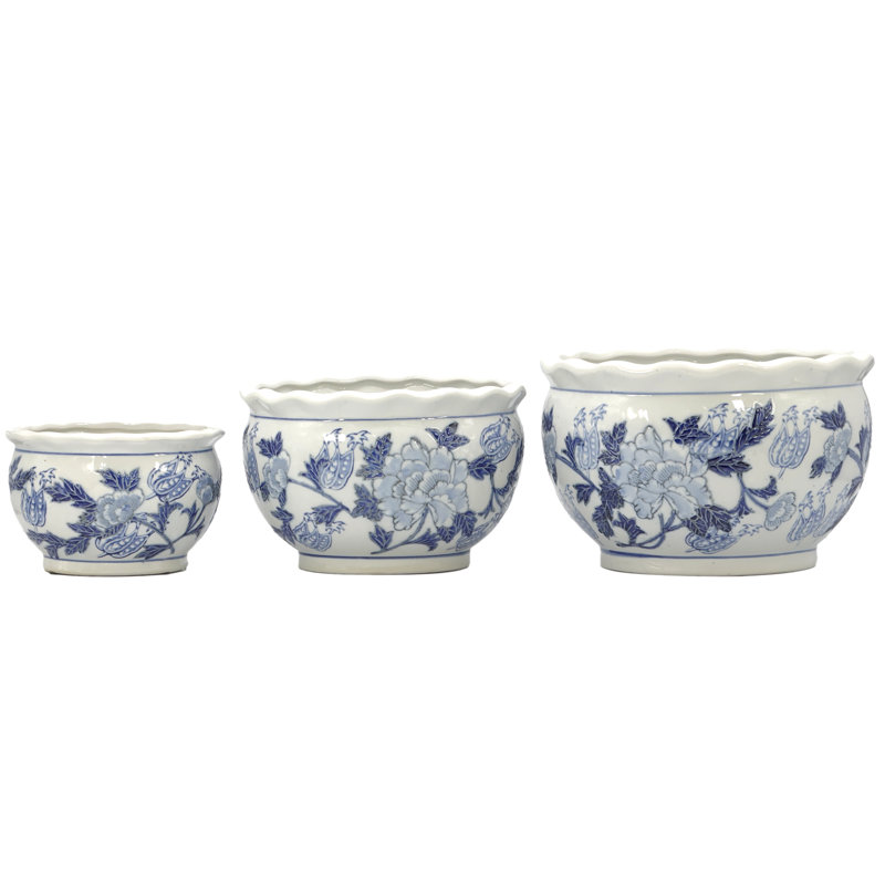 Pot à fleurs en céramique fabriqué à la main Daxxton