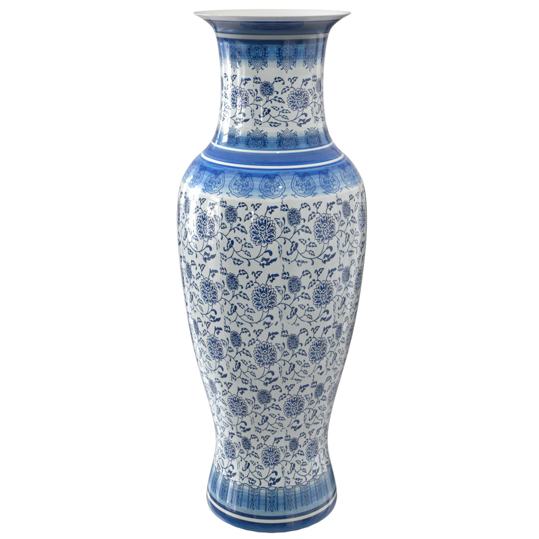 Huneycutt Handmade Ceramic / Porcelain Floor Vase Lark Manor™ 