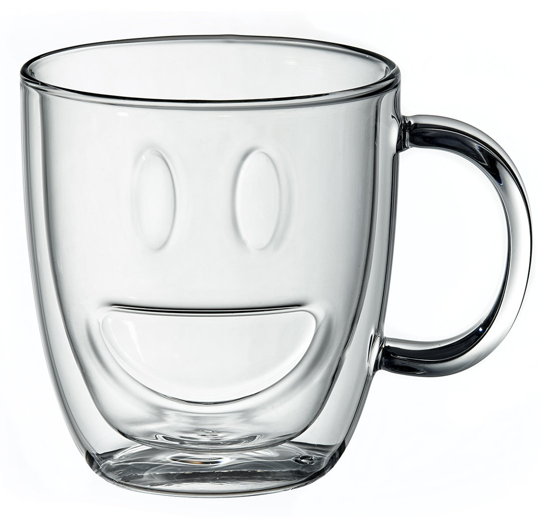 Tekla Double Smiley Coffee Mug (Set of 2) Latitude Run®