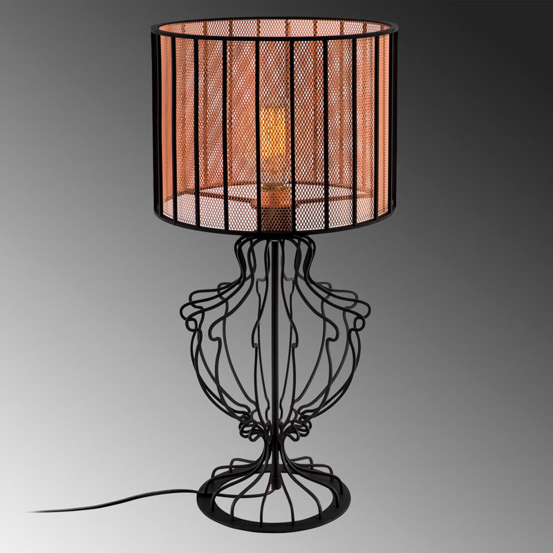 Lampe de table noire 24,02 po Crowland