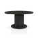 Ciani Dining Table With Faux Marble Top And Fluted Base