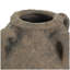 Decorative handmade ceramic vase with four handles-88960766