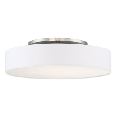 Armbruster Fabric LED Semi Flush Mount