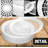15-Piece Reusable White Plastic Paper Plate Holders